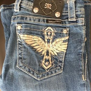 Miss Me size 25 jeans style JP5117B6 bootcut vintage